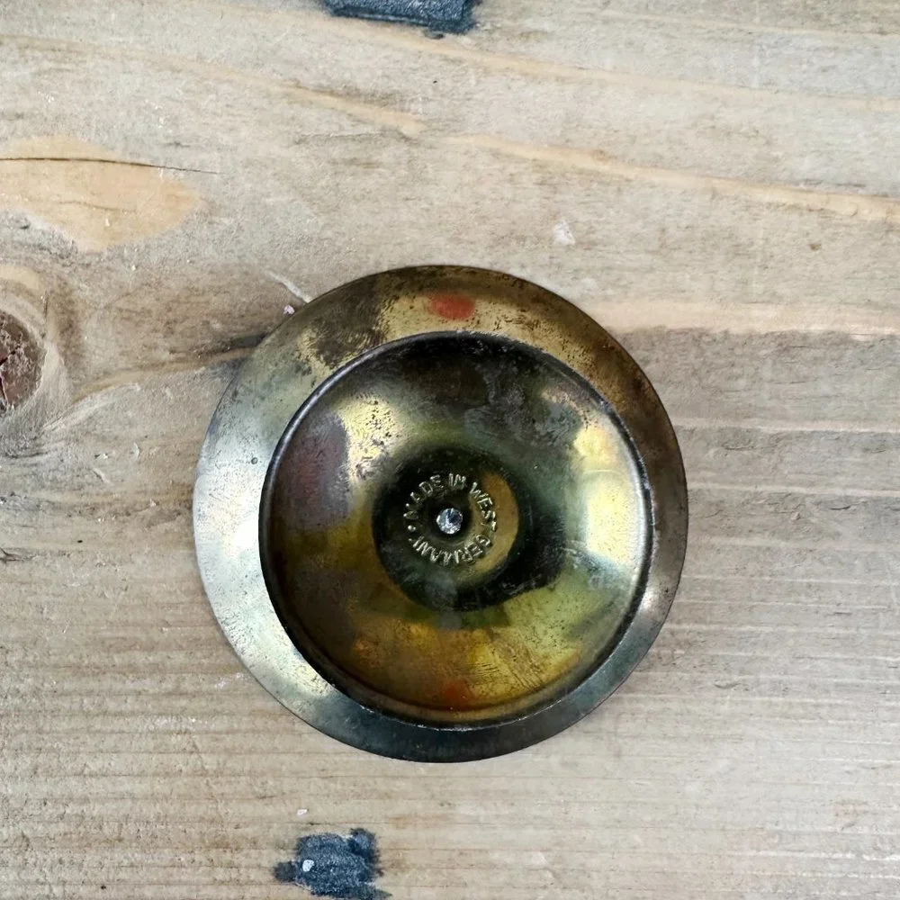Vintage Christmas Candle Red Angels Crescent Moon Comet 2